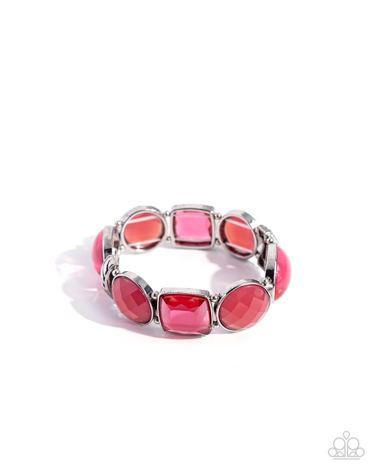 Glassy Generosity - Pink - Paparazzi Bracelet Image