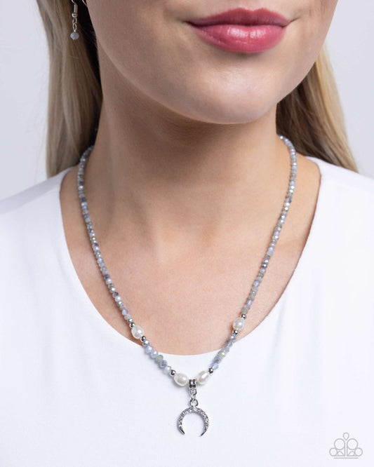 Trendy Trenchant - Silver - Paparazzi Necklace Image