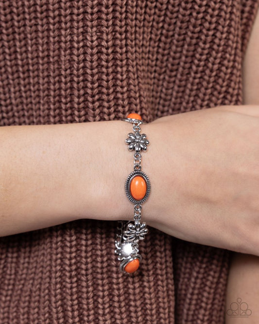 Earthy Estate - Orange - Paparazzi Bracelet Image