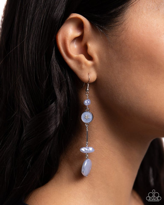 Blissful Balance - Blue - Paparazzi Earring Image