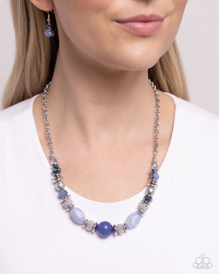 Refined Redux - Blue - Paparazzi Necklace Image