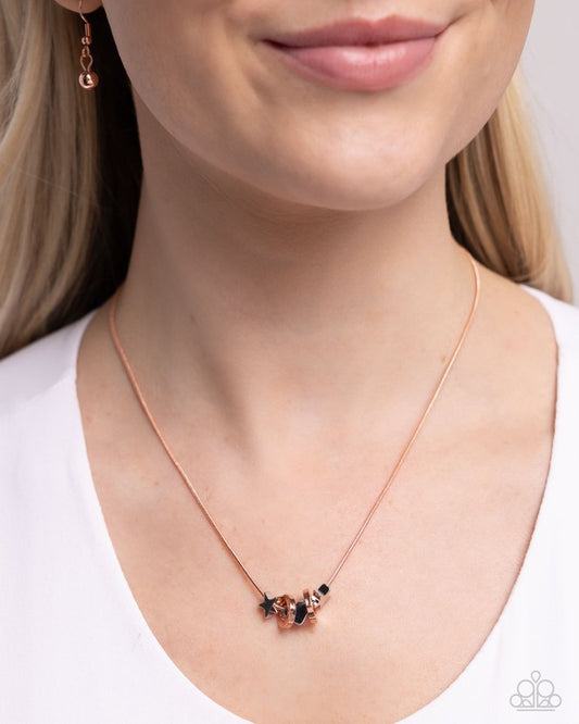 Low-Key Layers - Copper - Paparazzi Necklace Image