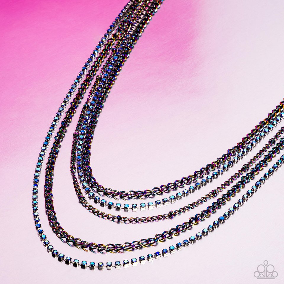 ​Dangerously Demure - Multi - Paparazzi Necklace Image