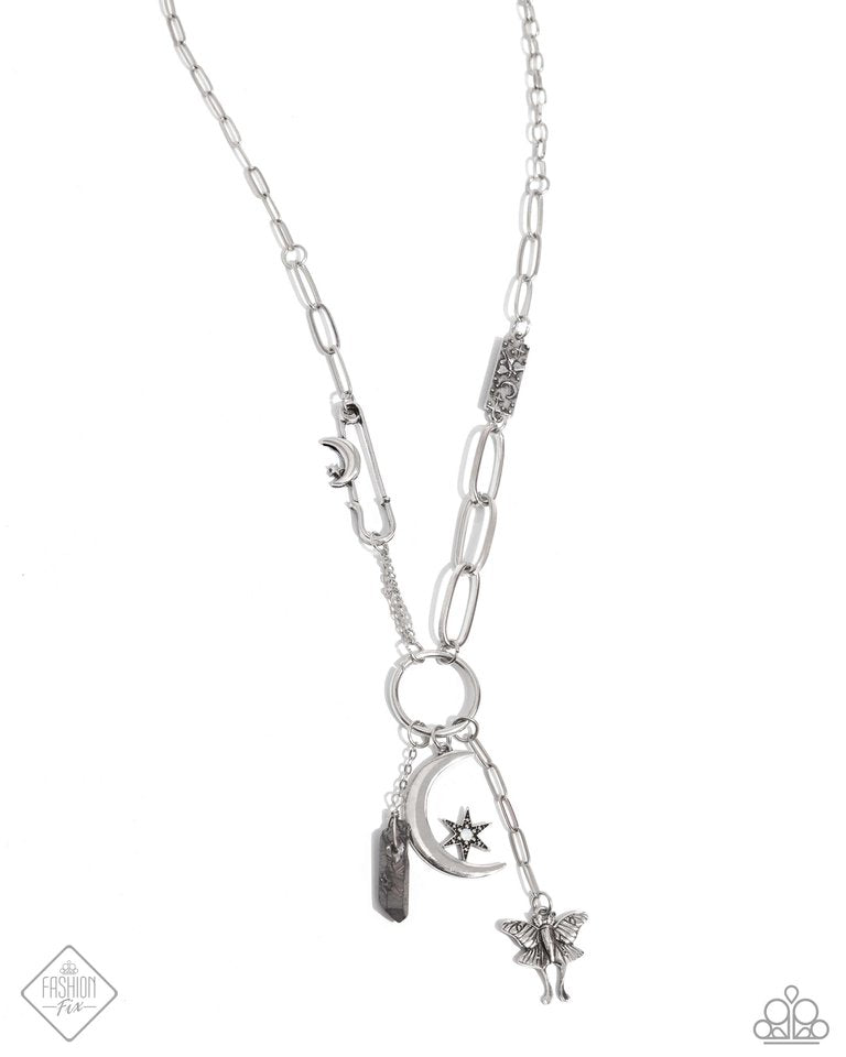 Celestial Confidence - Silver - Paparazzi Necklace Image