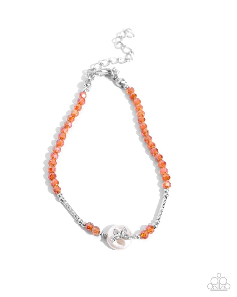 Aerial Actress - Orange - Paparazzi Bracelet Image