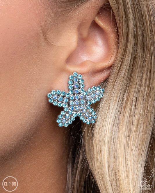 Starfish Serenade - Blue - Paparazzi Earring Image