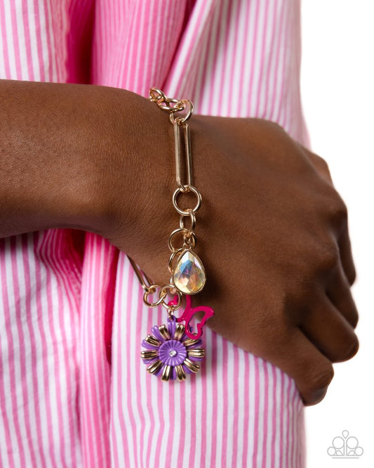 Aerial Accomplishment - Purple - Paparazzi Bracelet Image