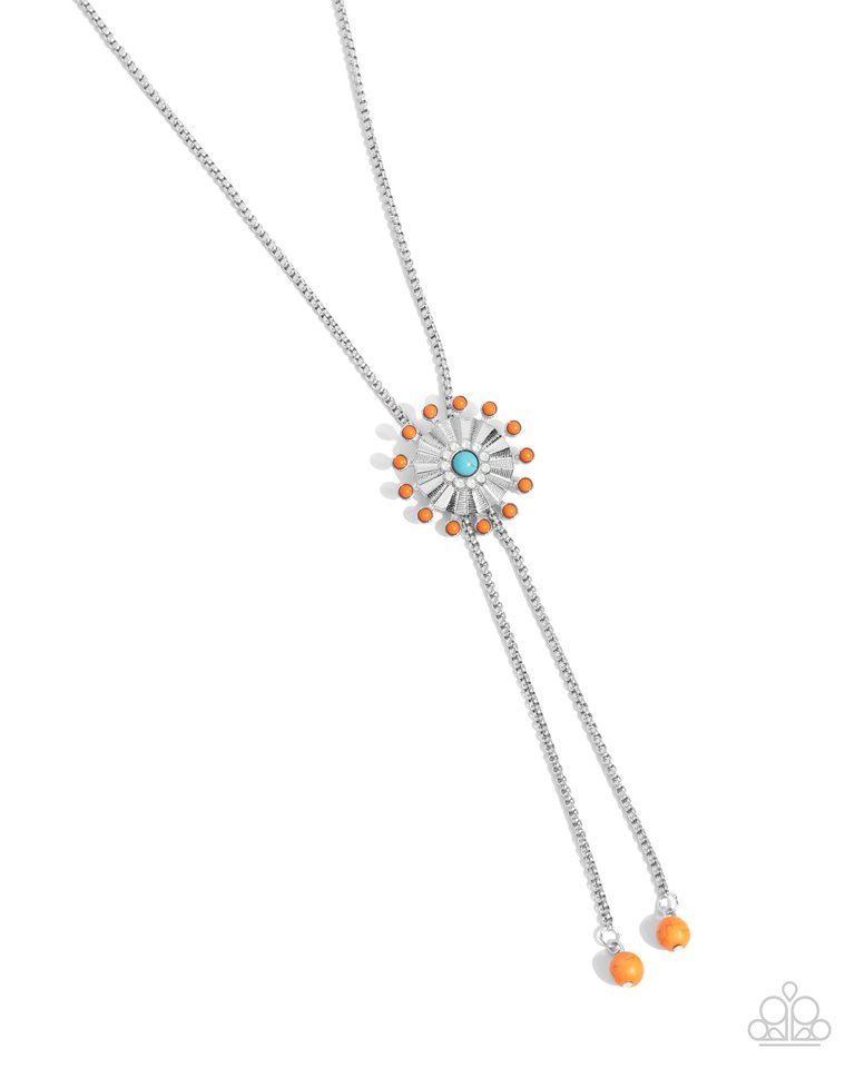 Desert Dalliance - Orange - Paparazzi Necklace Image