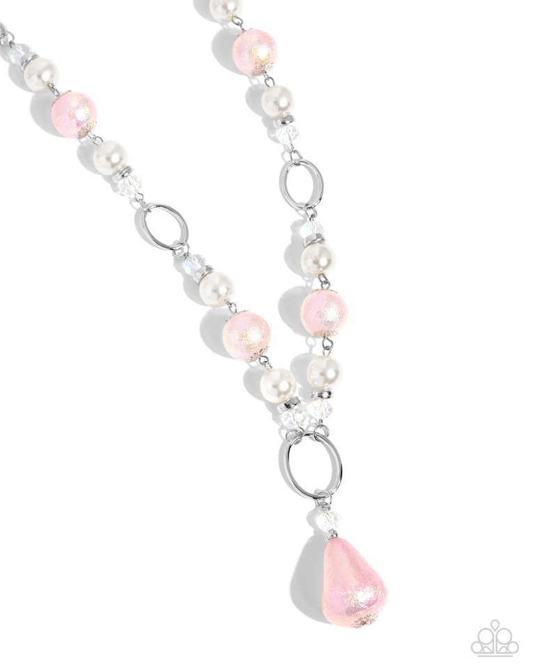 Foiled Fairy Tale - Pink - Paparazzi Necklace Image