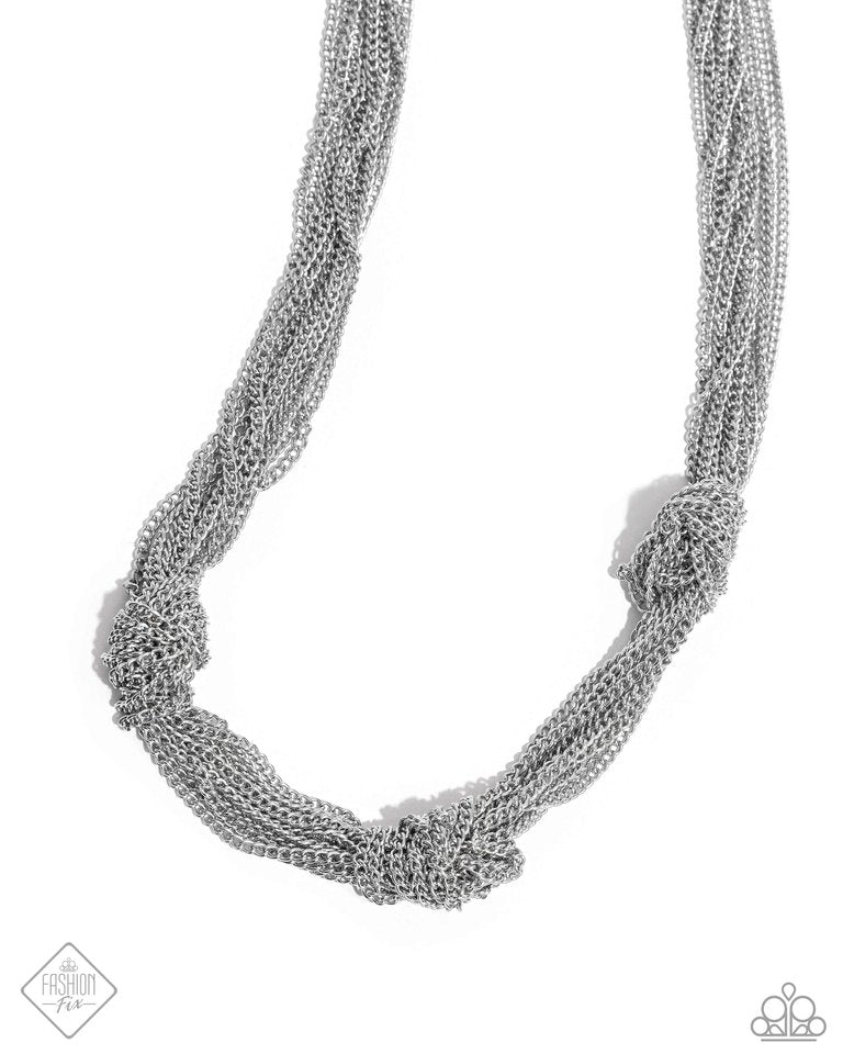 Copious Command - Silver - Paparazzi Necklace Image