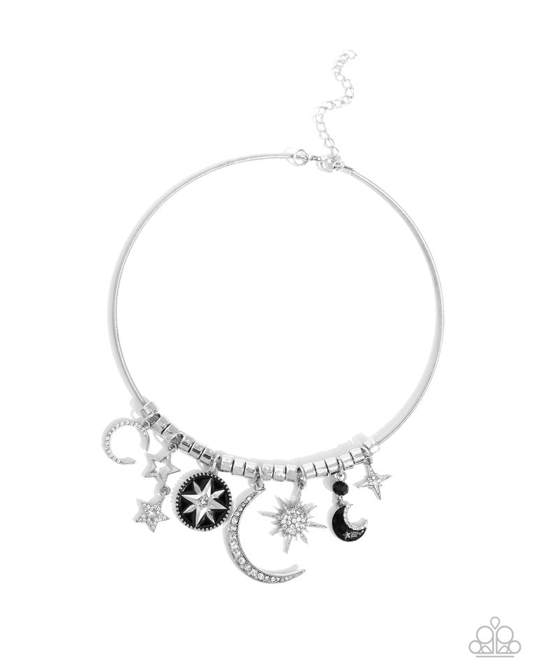 Celestial Ceremony - Black - Paparazzi Necklace Image