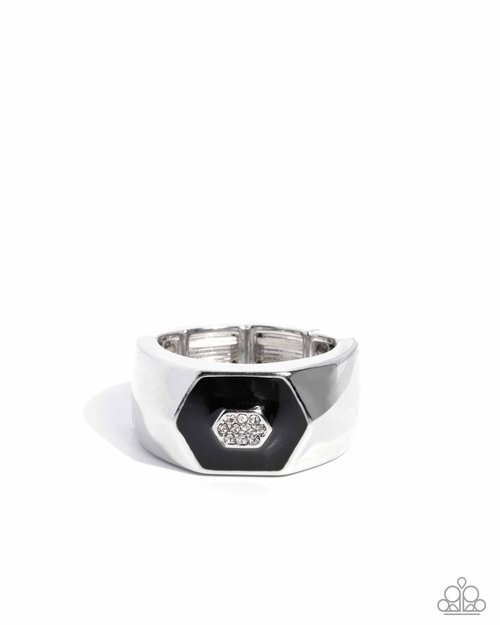 Hexagonal Headliner - Paparazzi Ring Image