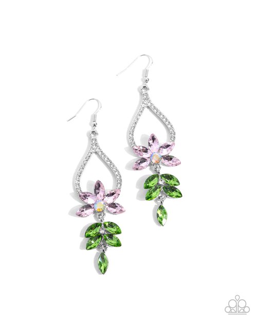 Floral Fuss - Paparazzi Earring Image