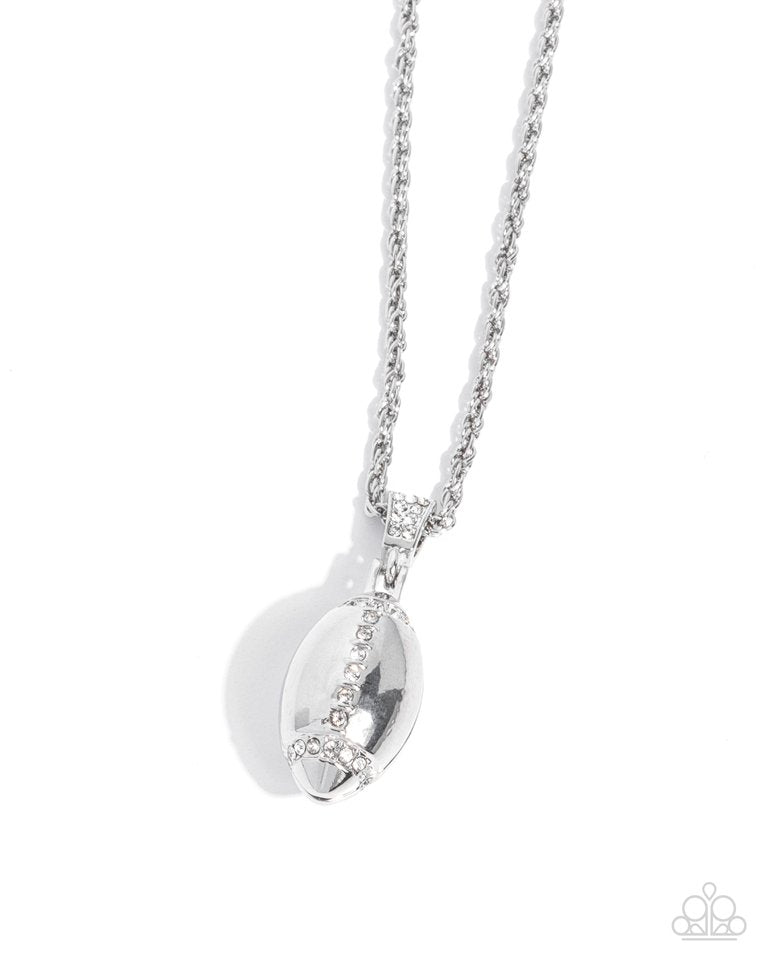 Football Future - White - Paparazzi Necklace Image