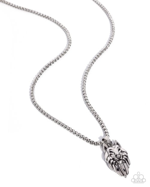 Wolf Warrior - Paparazzi Necklace Image