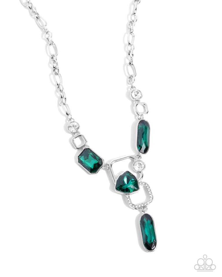 Artistic Elegance - Green - Paparazzi Necklace Image