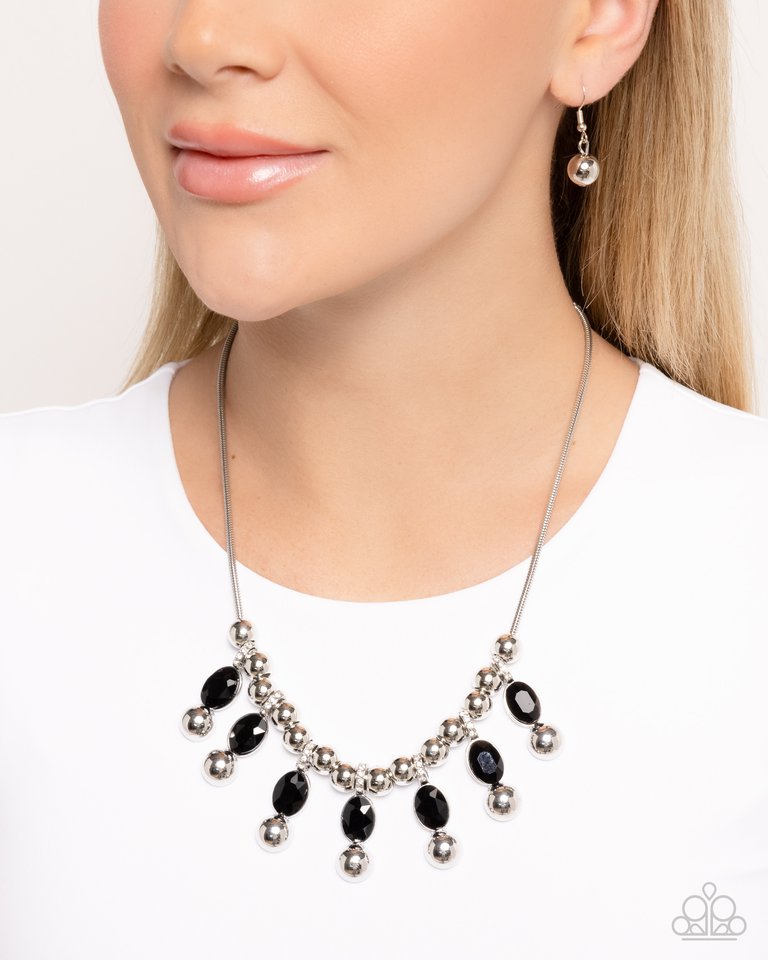 Just A Habit - Black - Paparazzi Necklace Image