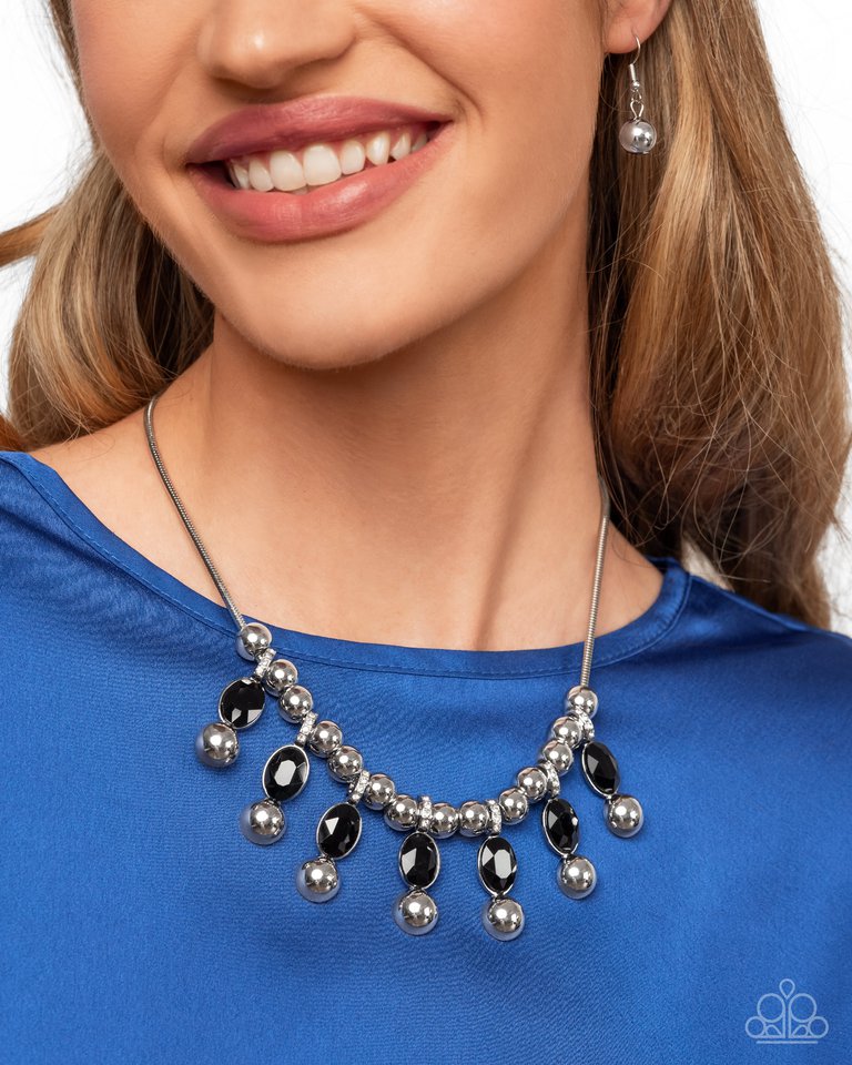 Just A Habit - Black - Paparazzi Necklace Image