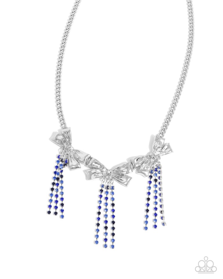 Victorian Influence - Blue - Paparazzi Necklace Image