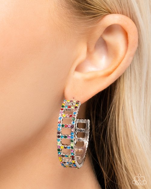 Bridging Brilliance - Paparazzi Earring Image