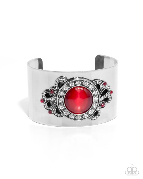 Paisley Princess - Red - Paparazzi Bracelet Image