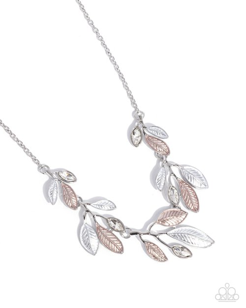 Lyrical Leaves - Paparazzi Necklace Image