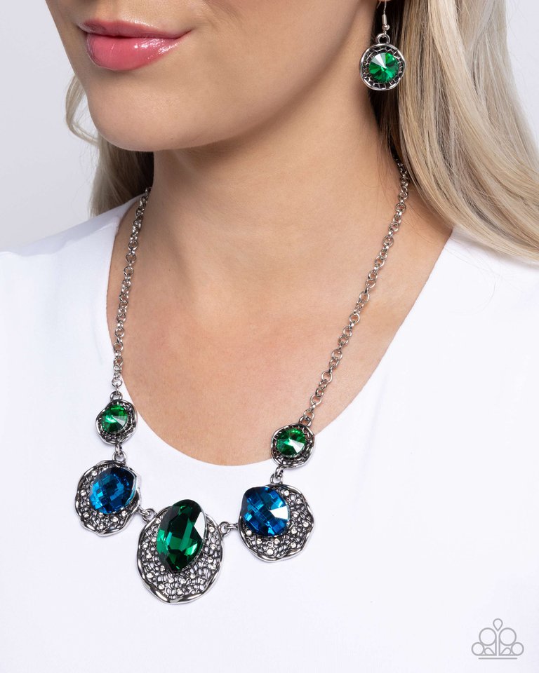 City Color - Green - Paparazzi Necklace Image