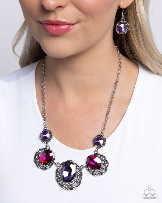 City Color - Purple - Paparazzi Necklace Image