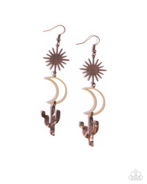 Wishfully Western - Paparazzi Earring Image