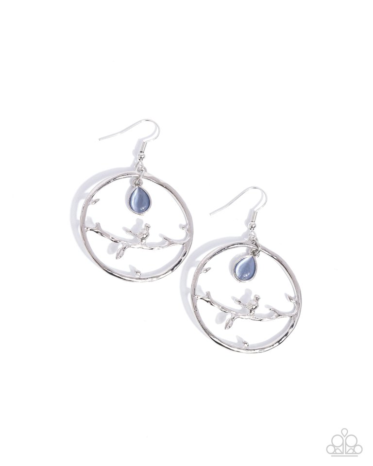 Picturesque Scene - Blue - Paparazzi Earring Image