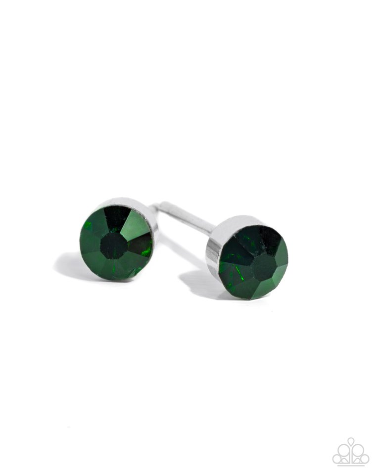 Logical Light - Green - Paparazzi Earring Image