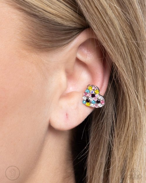 As Far As It GLOWS - Earrings - Paparazzi Earring Image