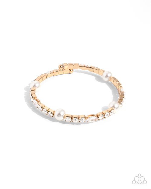 Ladylike Leader - Gold - Paparazzi Bracelet Image