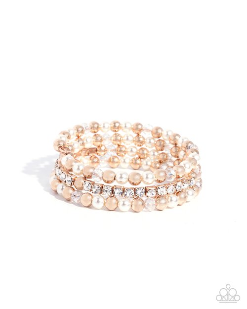 Serene Stack - Gold - Paparazzi Bracelet Image