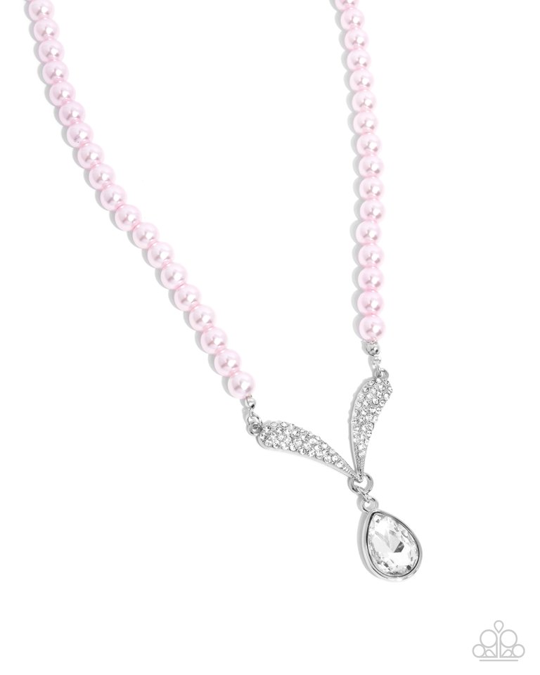 Avant-Garde Adornment - Pink - Paparazzi Necklace Image