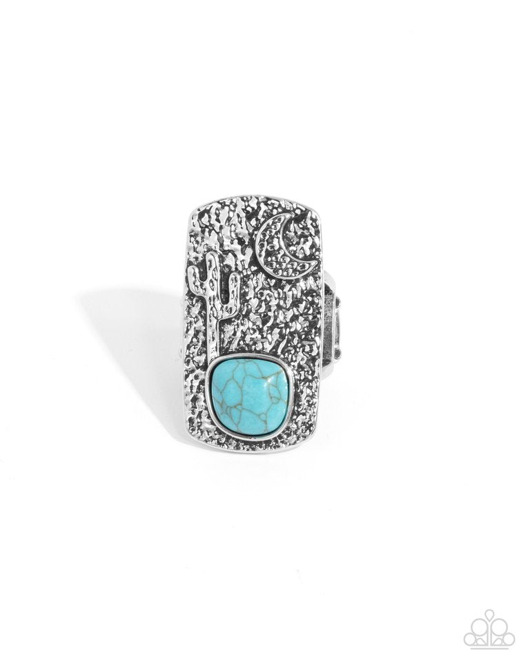 Desert Landscape - Blue - Paparazzi Ring Image