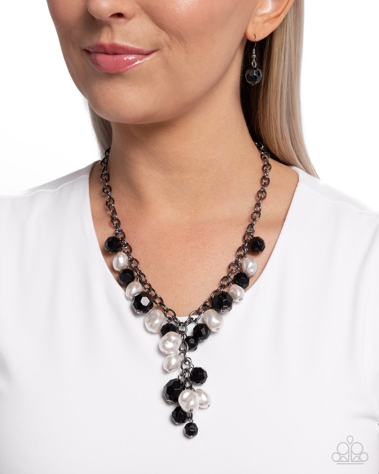 Beehive Barrage - Black - Paparazzi Necklace Image