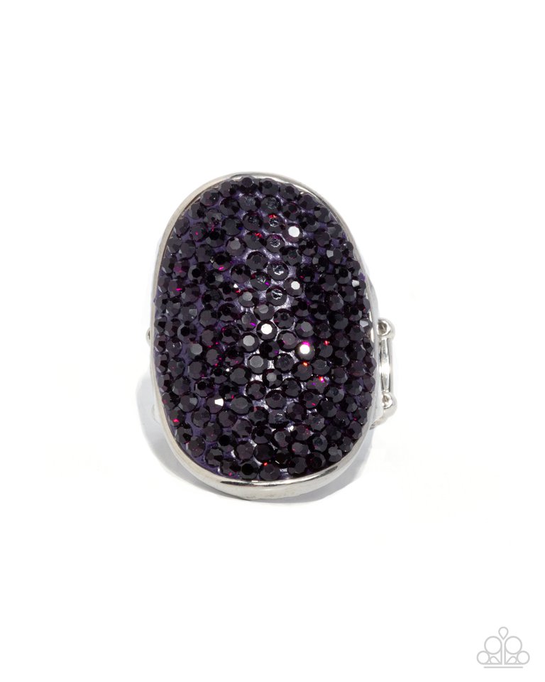 Exaggerated Elitist - Purple - Paparazzi Ring Image