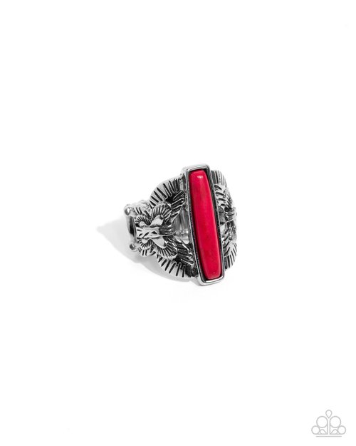 Tropical Theme - Red - Paparazzi Ring Image