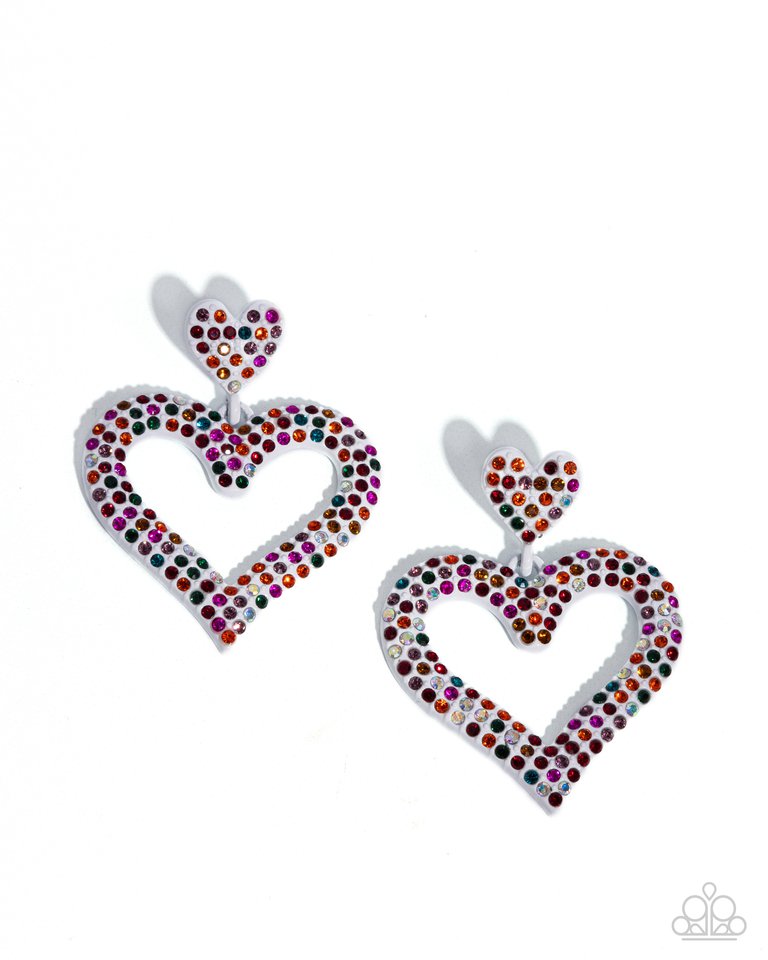 Dazzling Deed - Multi - Paparazzi Earring Image