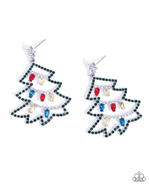 O Tannenbaum - Paparazzi Earring Image