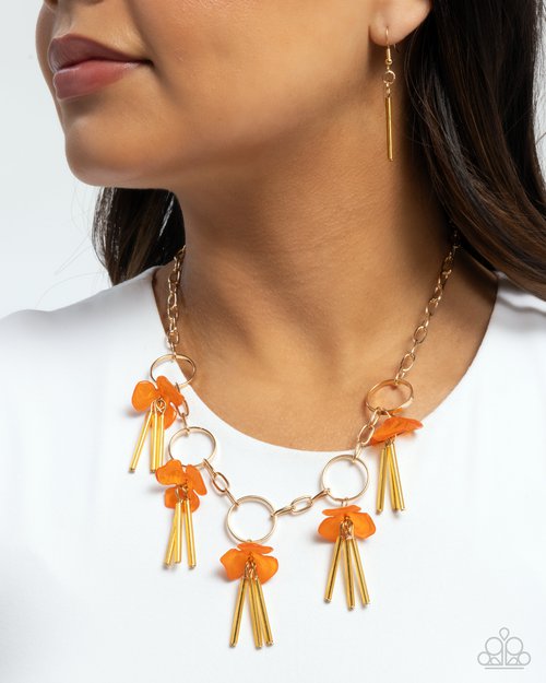 LEI of the Land - Gold - Paparazzi Necklace Image