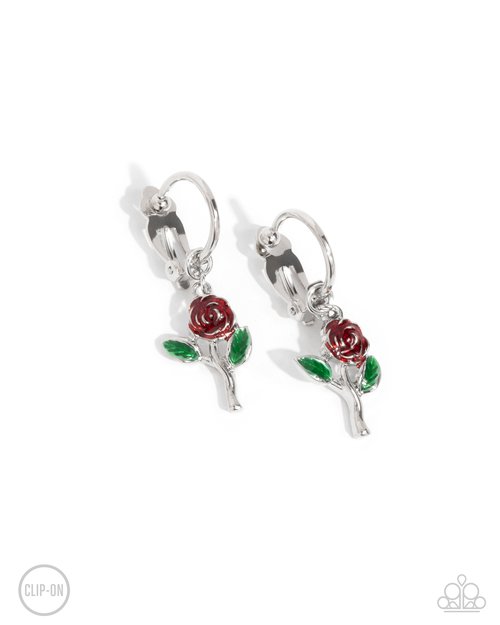 Rose Routine - Paparazzi Earring Image