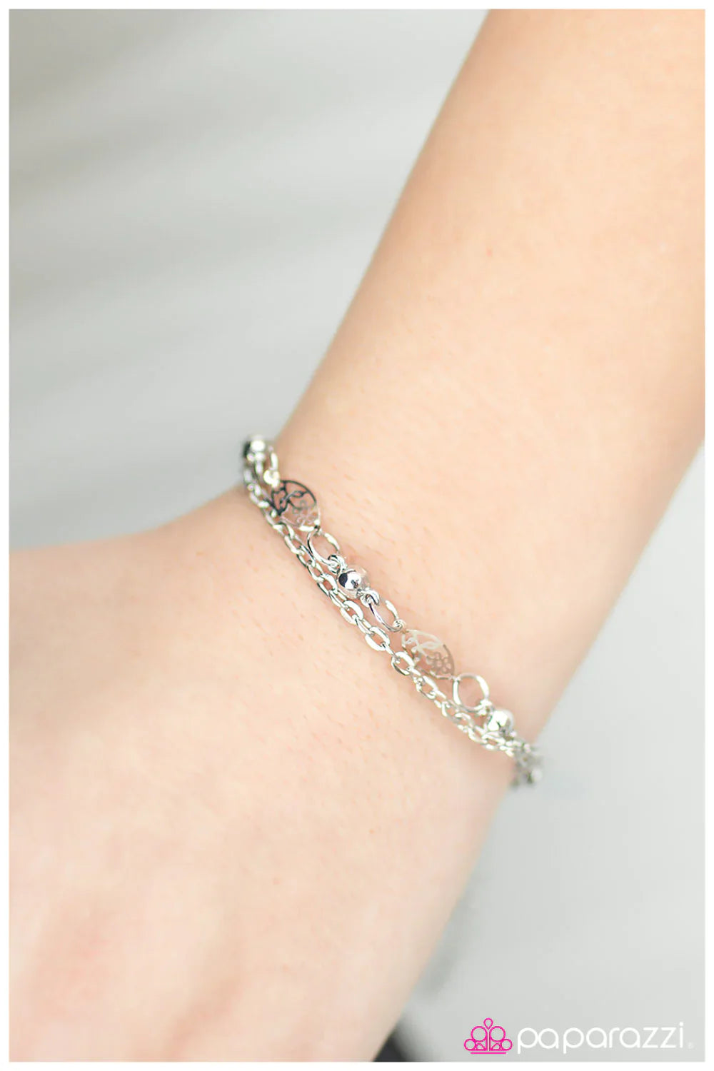 Paparazzi Bracelet ~ Small Town Wonder  - Silver