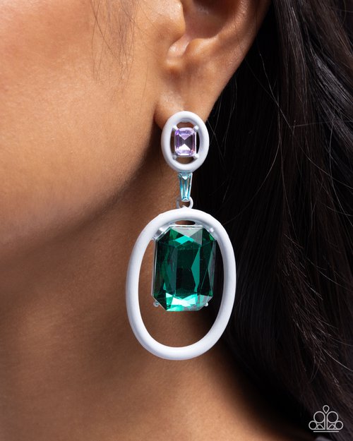 Dipped in Dazzle - Paparazzi Earring Image