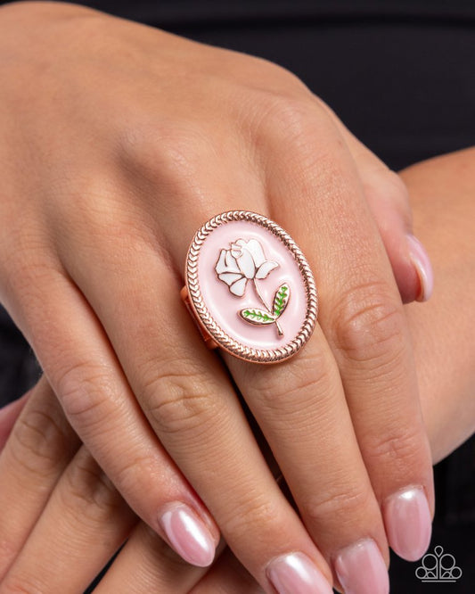 Delicate Dowry - Copper - Paparazzi Ring Image