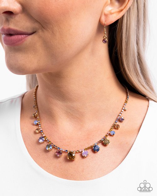 Colorful Countess - Necklace - Paparazzi Necklace Image