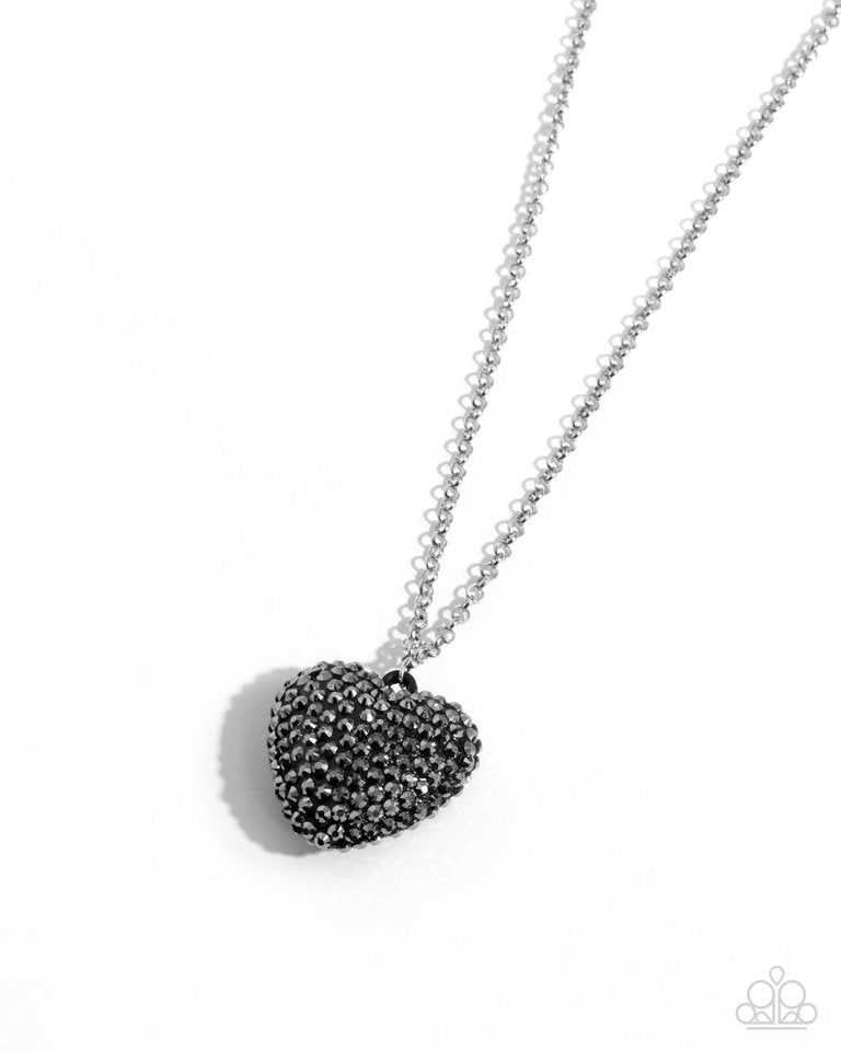 Smitten Sensation - Silver - Paparazzi Necklace Image