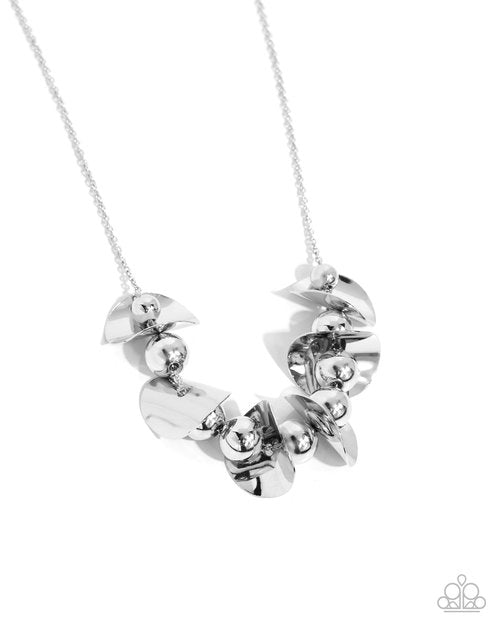 First Come First CURVE - Silver - Paparazzi Necklace Image