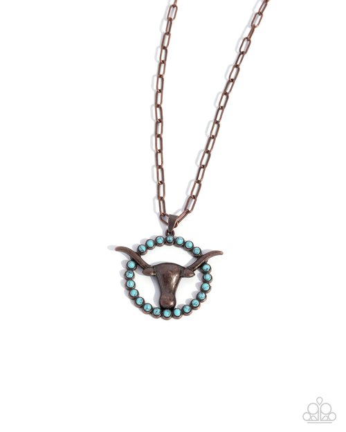 Longhorn Lasso - Paparazzi Necklace Image